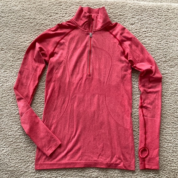 lululemon athletica Tops - Lululemon Athletica 1/2 Zip Popover Top